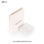 Calvin Klein Embossed Monogram Leather Trifold Wallet - Image 2