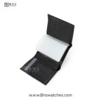 Calvin Klein Embossed Monogram Leather Trifold Wallet - Image 8