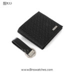 Calvin Klein Embossed Monogram Slimfold Wallet and Keychain Set - Image 6