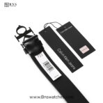 Calvin Klein Jeans Monogram Buckle Leather Belt - Image 6