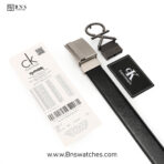 Calvin Klein Reversible Leather Belt with Two Interchangeable Buckles - Image 9