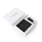 Calvin Klein Men's Monogram Leather Bifold Wallet and Key Fob Set - Image 7