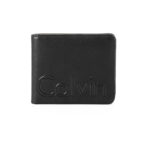 Calvin Klein Men's Genuine Leather Embossed Logo Bifold Wallet with RFID Protection - Black - Image 13
