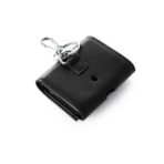 Calvin Klein Black Full Grain Leather Billfold Wallet & Keychain Pouch Set - Image 10