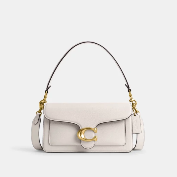 Tabby Shoulder Bag 26 (Brass_Chalk)