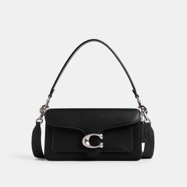 Tabby Shoulder Bag 26 (Silver_Black)