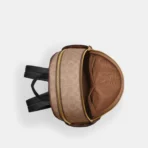 Court Backpack In Signature Canvas (Gold_Tan_Brown) - Image 4