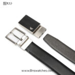Emporio Armani Reversible Leather Belt Set with Interchangeable Buckles - Image 12