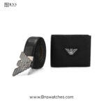 Emporio Armani Luxury Leather Belt & Wallet Presentation Set - Image 12