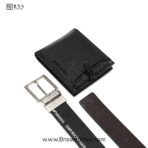 Emporio Armani Men's Leather Belt & Wallet Set - Image 3