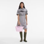 Le Pliage Green S Handbag Pink - Image 3