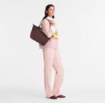 Le Pliage Green M Tote bag Mocha - Image 3