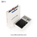 Lacoste Men’s Leather Wallet & Keychain Set - Image 3