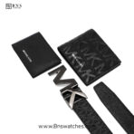 Michael Kors Men's Monogram Leather Belt and Wallet Box Set - Image 3