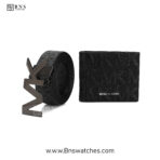 Michael Kors Men's Monogram Leather Belt and Wallet Box Set - Image 19