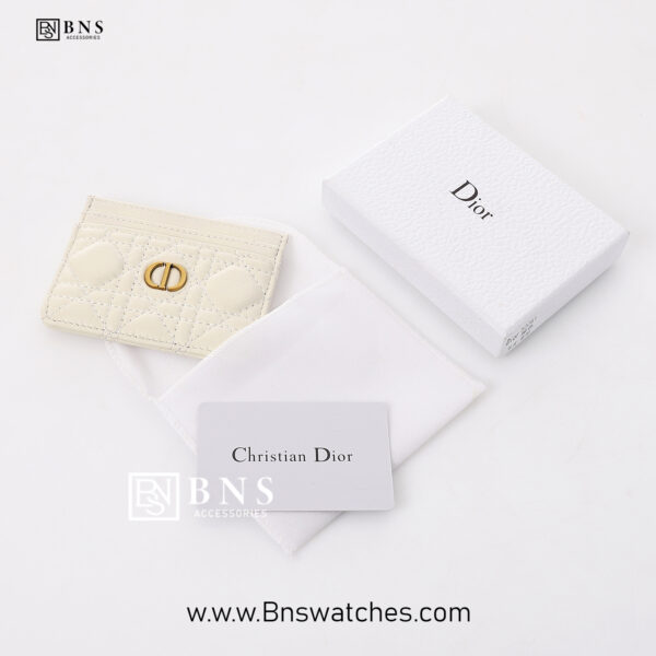 Dior Caro Freesia Card Holder For Women