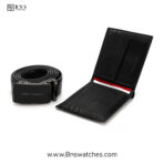 Tommy Hilfiger Men's Leather Belt and Wallet Premium Accessory Set - Image 9