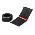 Tommy Hilfiger Leather Belt & Wallet Set - Black Edition - Image 7