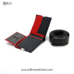 Tommy Hilfiger Signature Leather Belt & Tri-Tone Bifold Wallet Set - Image 11